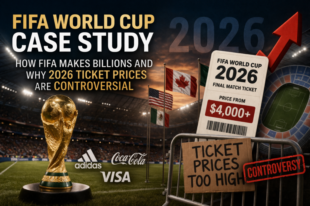 FIFA World Cup Case Study: Business Model and 2026 Ticket Price Controversy Explained 17 FIFA World Cup Case Study: Business Model and 2026 Ticket Price Controversy Explained by casestudyadda