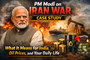 PM Modi on Iran War: What It Means for India, Oil Prices, and Your Daily Life by casestudyadda
