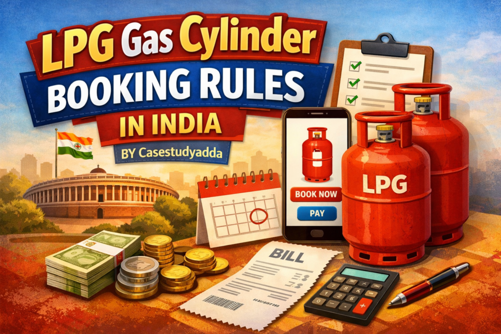 LPG Gas Cylinder Booking Rules in India by Casestudyadda 1 LPG Gas Cylinder Booking Rules in India by Casestudyadda