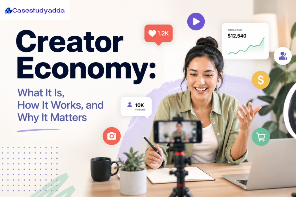 Creator Economy: What It Is, How It Works, and Why It Matters by casestudyadda