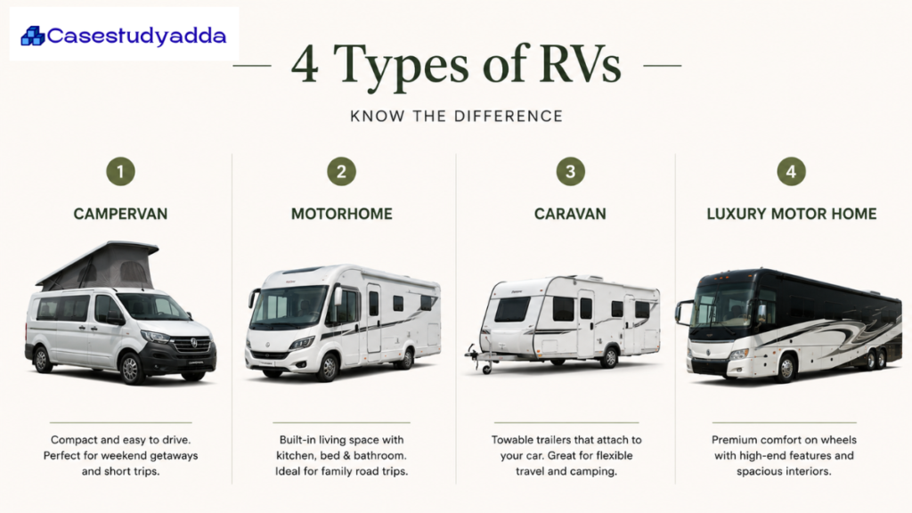 types of RVs by casestudyadda